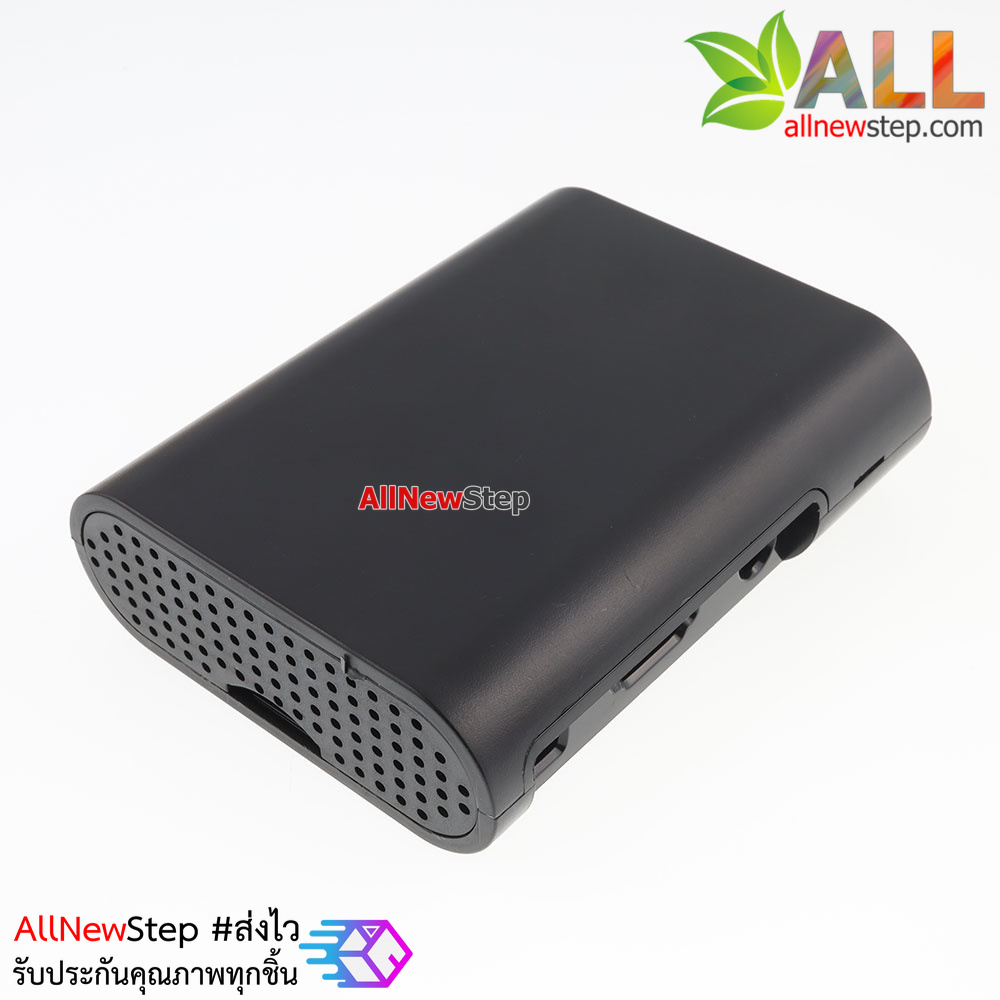 Raspberry Pi 2/3 shell case box black กล่อง เคส Raspberry Pi 2/3 สีดำ