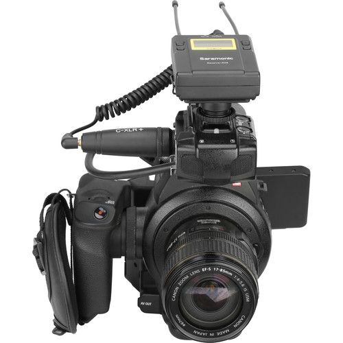 Saramonic C-XLR+ 3.5mm TRS Female to XLR Male Adapter with Phantom Power Converter