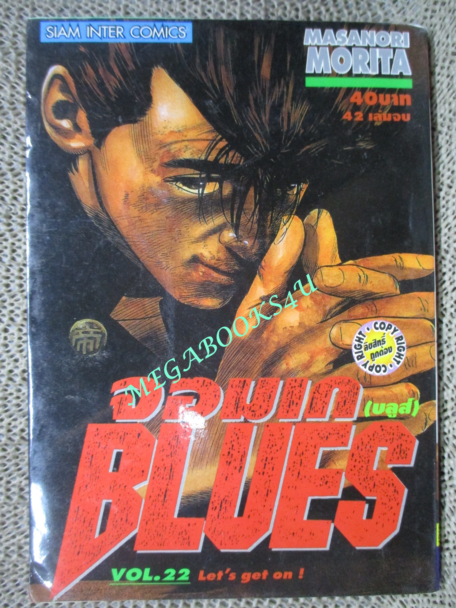 การ์ตูนบ้าน จอมเก BLUES (บูลส์) เล่ม22 / MASANORI MORITA สนพ.สยาม