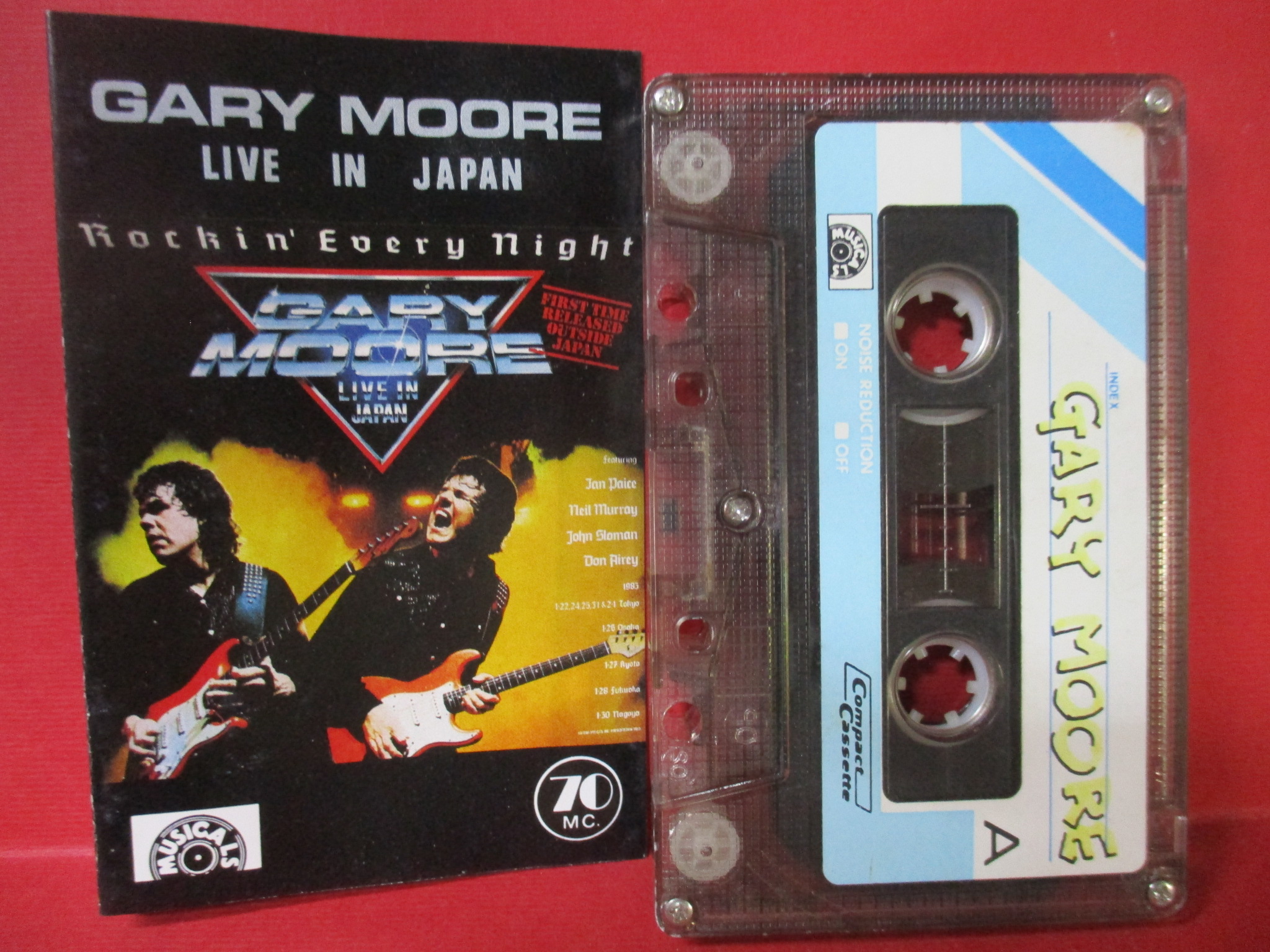 เทปเพลงสากล GARY MOORE / LIVE IN JAPAN