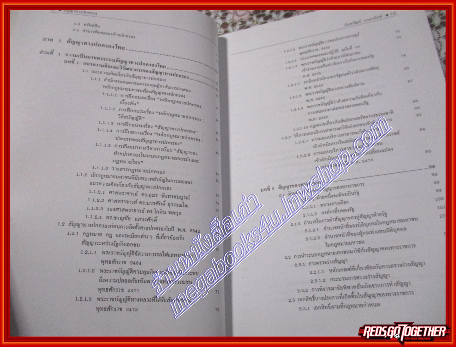 หนังสือ สัญญาทางปกครอง โดย ศาสตราจารย์ ดร.นันทวัฒน์ บรมานันท์ (หนังสือบ้าน มือสอง) (สภาพ85-95%)