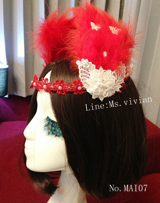 MAI07 มงกุฎขนฟู (งาน handmade)**สินค้ามีจำกัดในเเต่ละล๊อต**