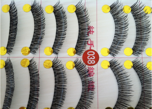 V-038 ขนตา(ราคาส่ง) ขั้นต่ำ 15 เเพ็ค คละเเบบได้ (ขนยาวกว่าเดิม)