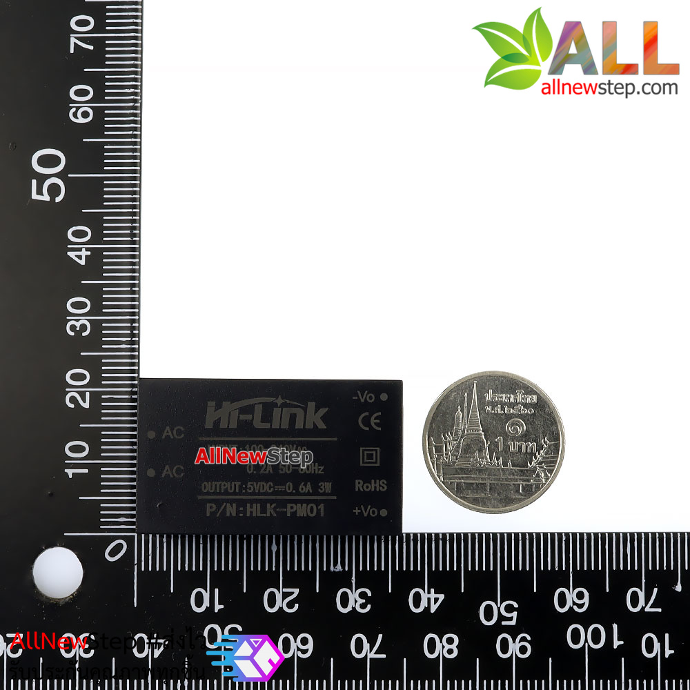 Hi-Link 5V 3W Switching Power Supply 220V 5v hlk-pm01 แปลงไฟ 220v เป็น 5v กระแส 600mA