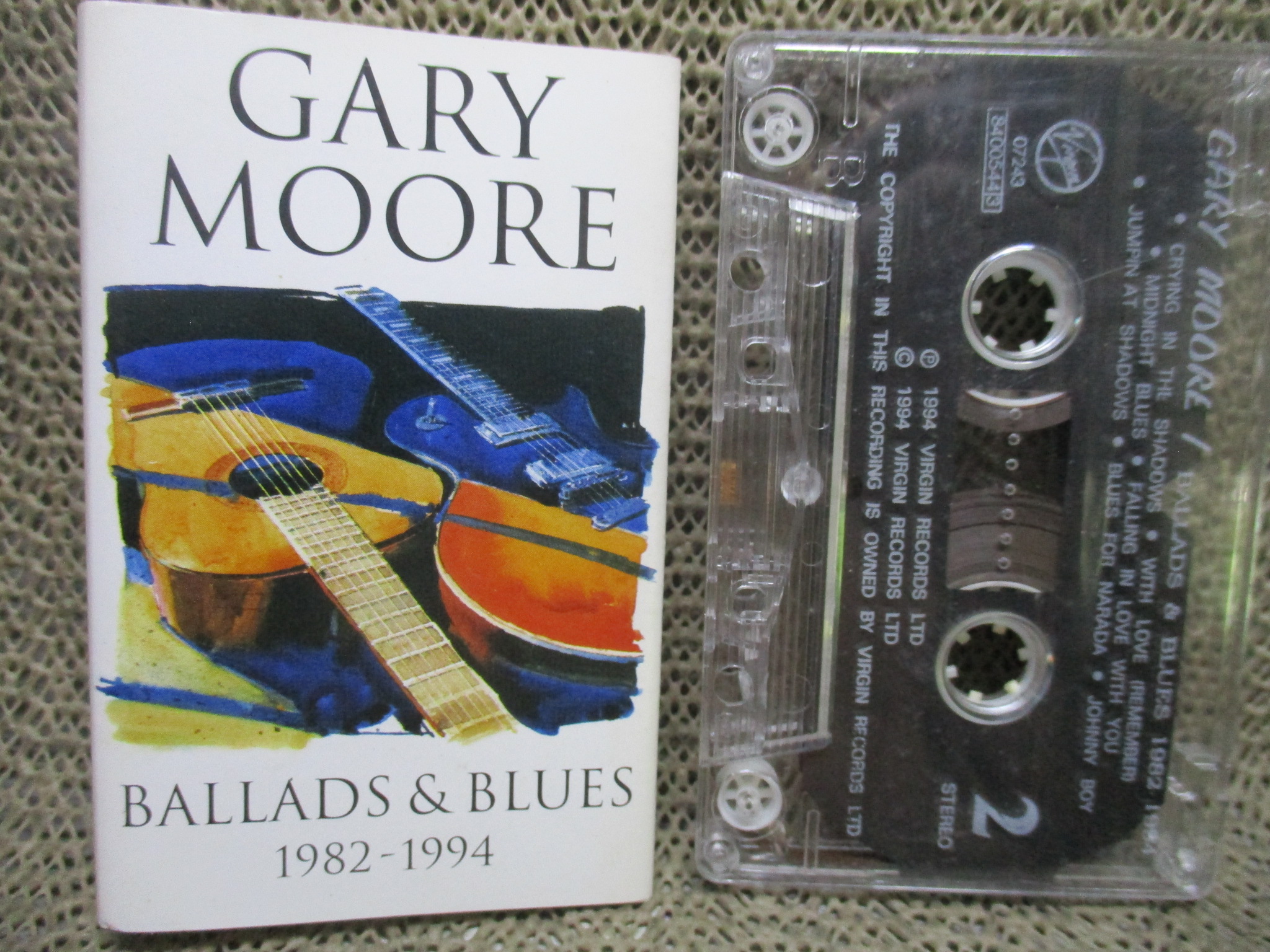 เทปเพลงสากล Gary Moore / Ballads & Blues 1982-1994