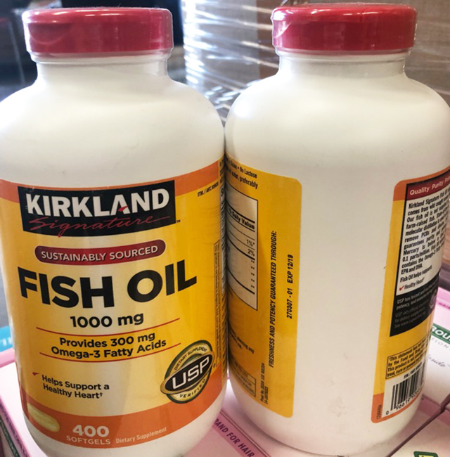 Kirkland Fish Oil น้ำมันปลาเข้มข้น เคิร์กแลนด์ 1000 mg