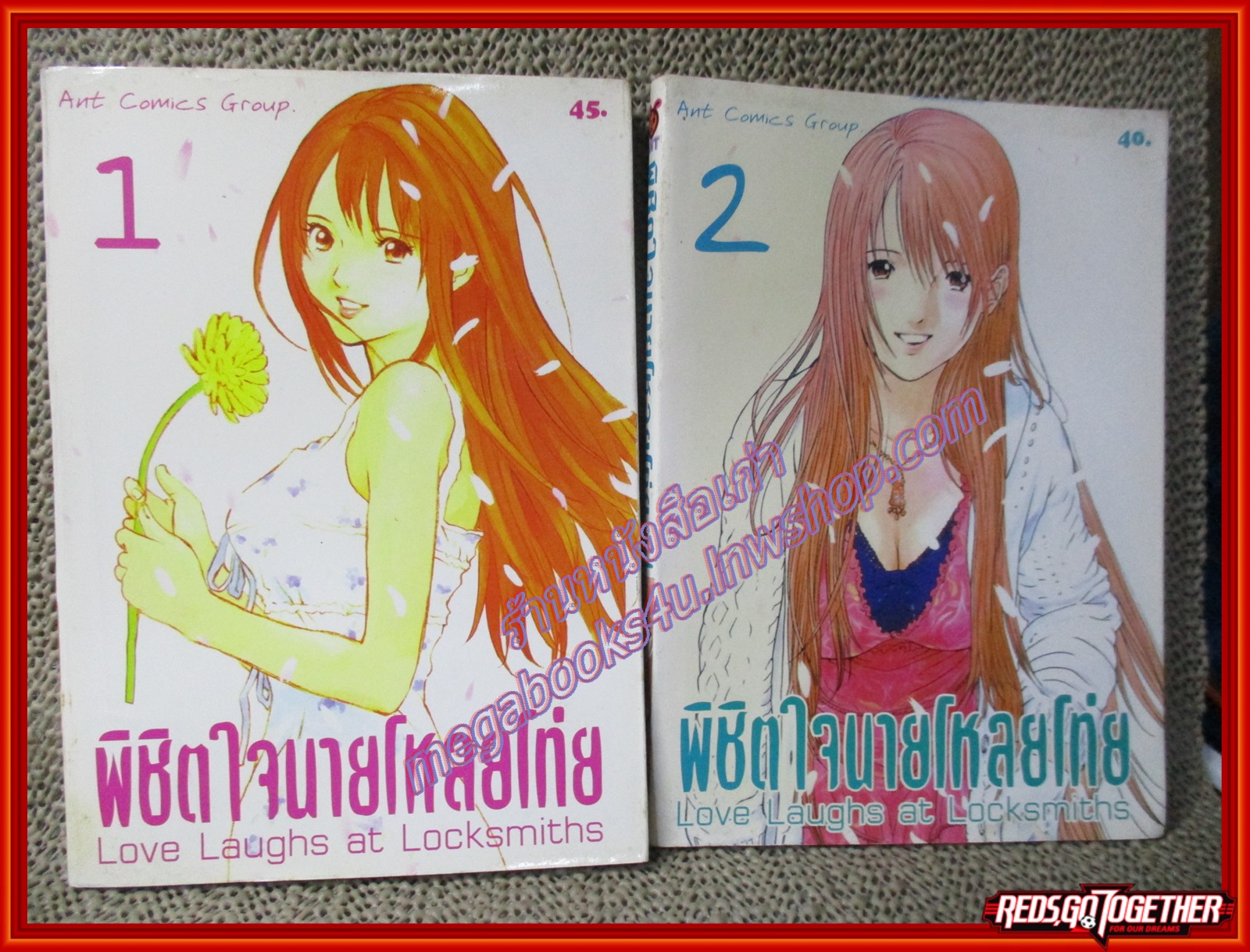 การ์ตูนบ้าน พิชิตใจนายโหลยโท่ย ครบชุด3เล่มจบ สนพ.Ant ตำหนิ เล่ม3 ด้านบนพองน้ำตามรูป
