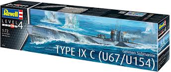 1/72 German Submarine Type IX C (U67 / U154)