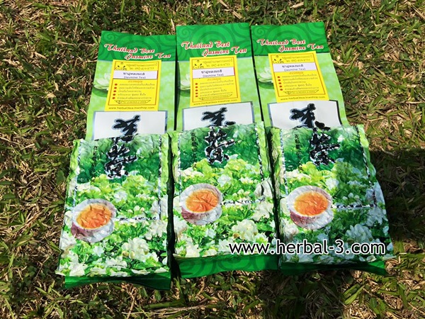 ชาอู่หลงมะลิ (แบบใบม้วน) บรรจุซองฟลอยด์สูญญากาศ