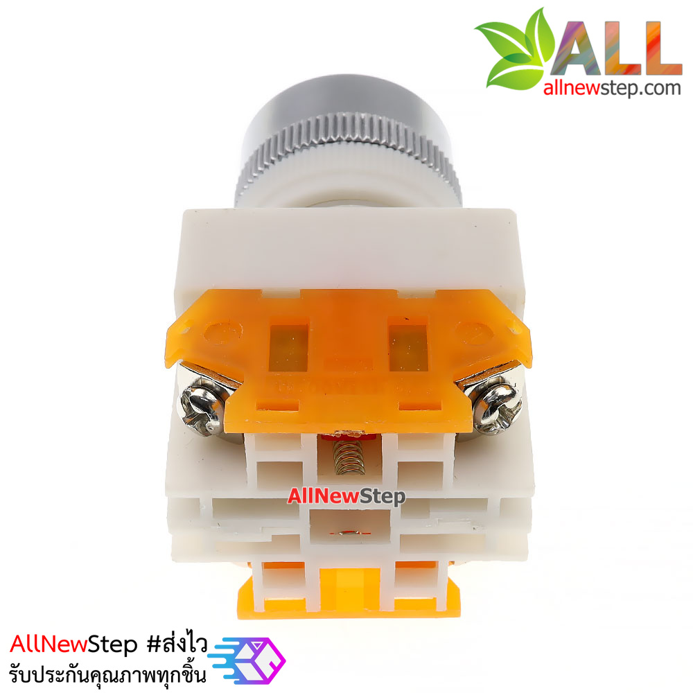 สวิตช์กดติดปล่อยดับ/กดดับปล่อยติด/รีเซตสวิตช์ AC DC 10A ปุ่มกดสีเขียว Reset Switch