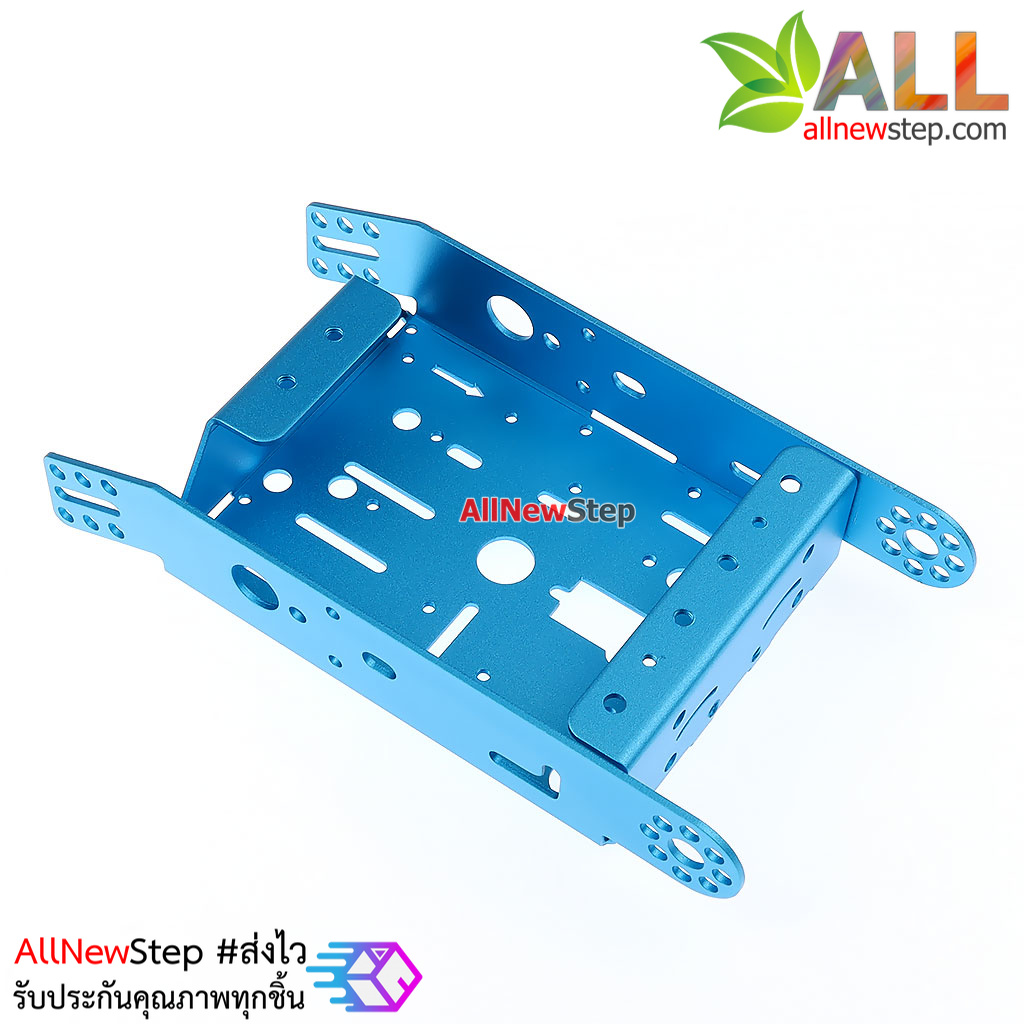 โครงรถอลูมิเนียมอัลลอย Smart Car Aluminum alloy smart car สีน้ำเงิน