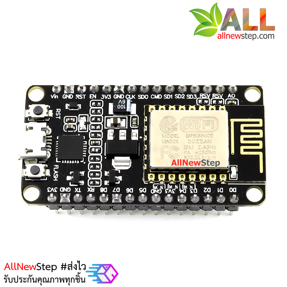 บอร์ดทดลอง NodeMCU V2 NodeMCU V2 ESP8266 Development Kit ESP-12E