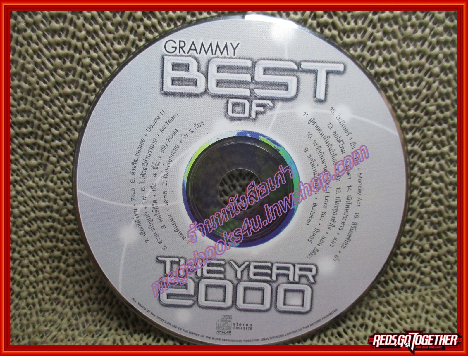 ซีดีเพลงไทยสากล GRAMMY BEST OF THE YEAR 2000 /// ปกสวย แผ่นสวย