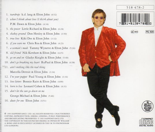 CD,Elton John - Duets(UK)