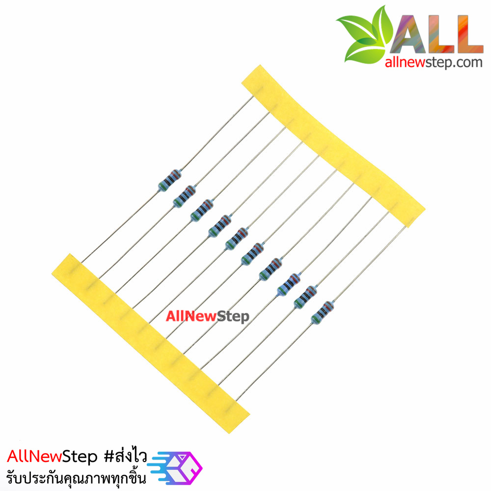 ตัวต้านทาน 50k 1/4W Metal film 50 k 1% จำนวน 10 ชิ้น
