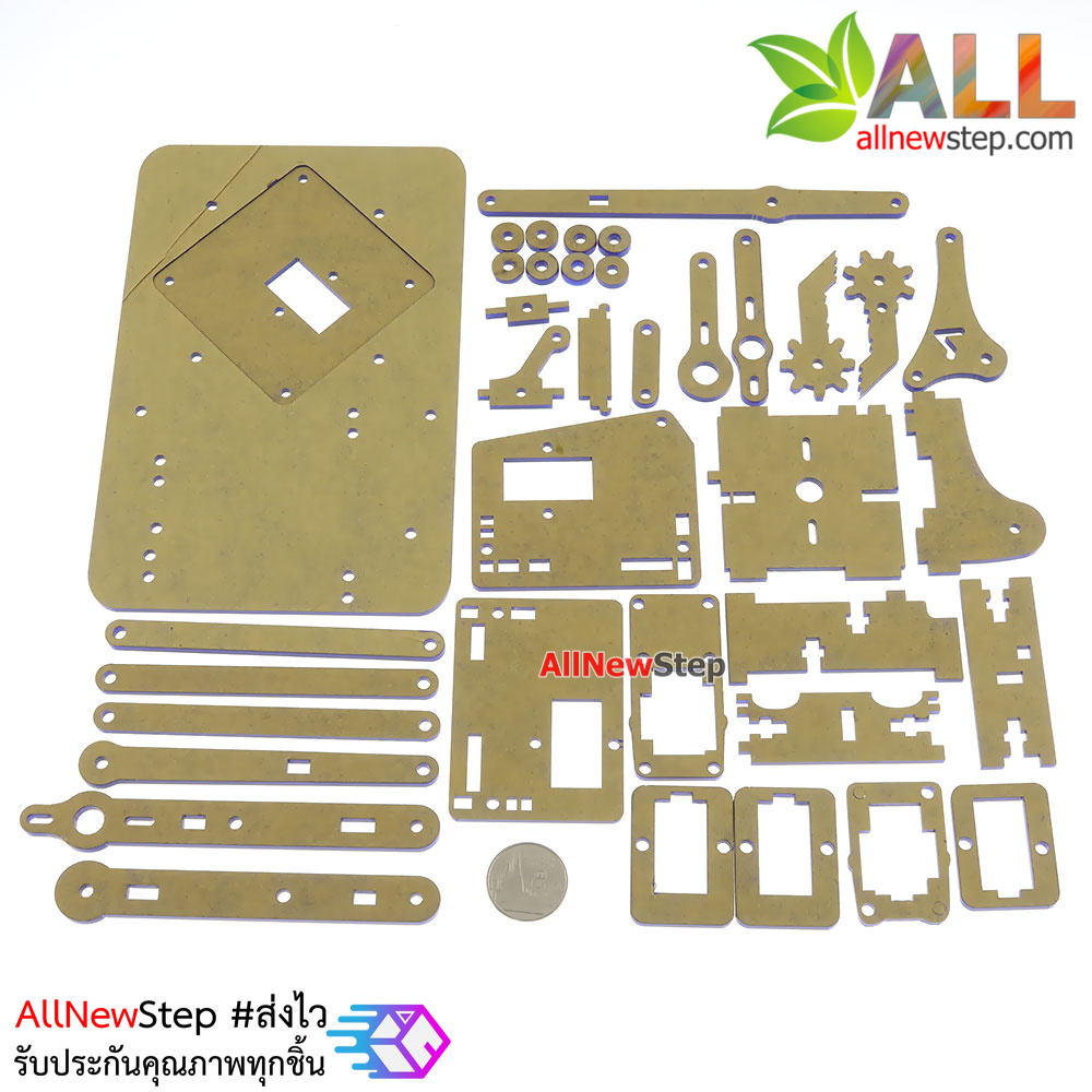 แขนกล Arm Robot Arduino Robotic UNO learning acrylic maker kit