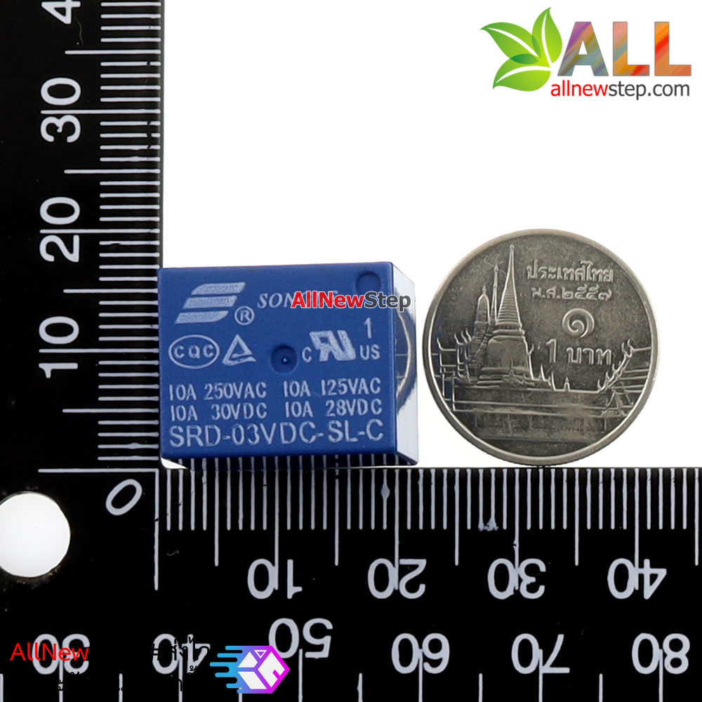 Relay 3v รีเลย์ 3V แบบ 5 ขา