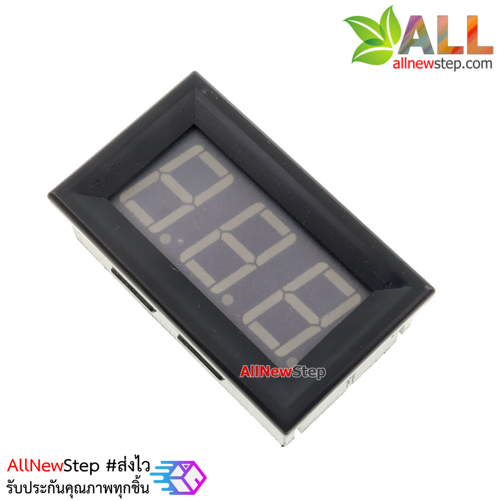 LED 0.56 Voltage Meter Mini Digital Voltmeter DC 5-28V สีน้ำเงิน