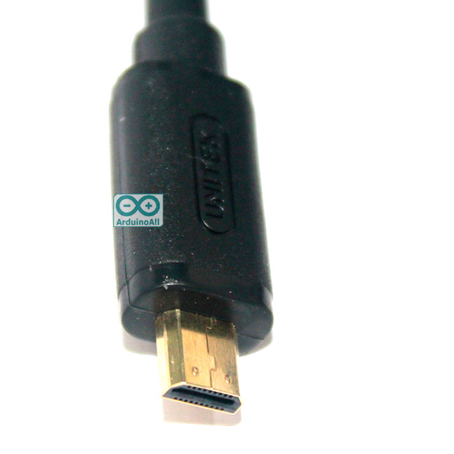 HDMI Male to Micro HDMI Male Cable อย่างดี ยาว 1 เมตร ยี่ห้อ Unitek