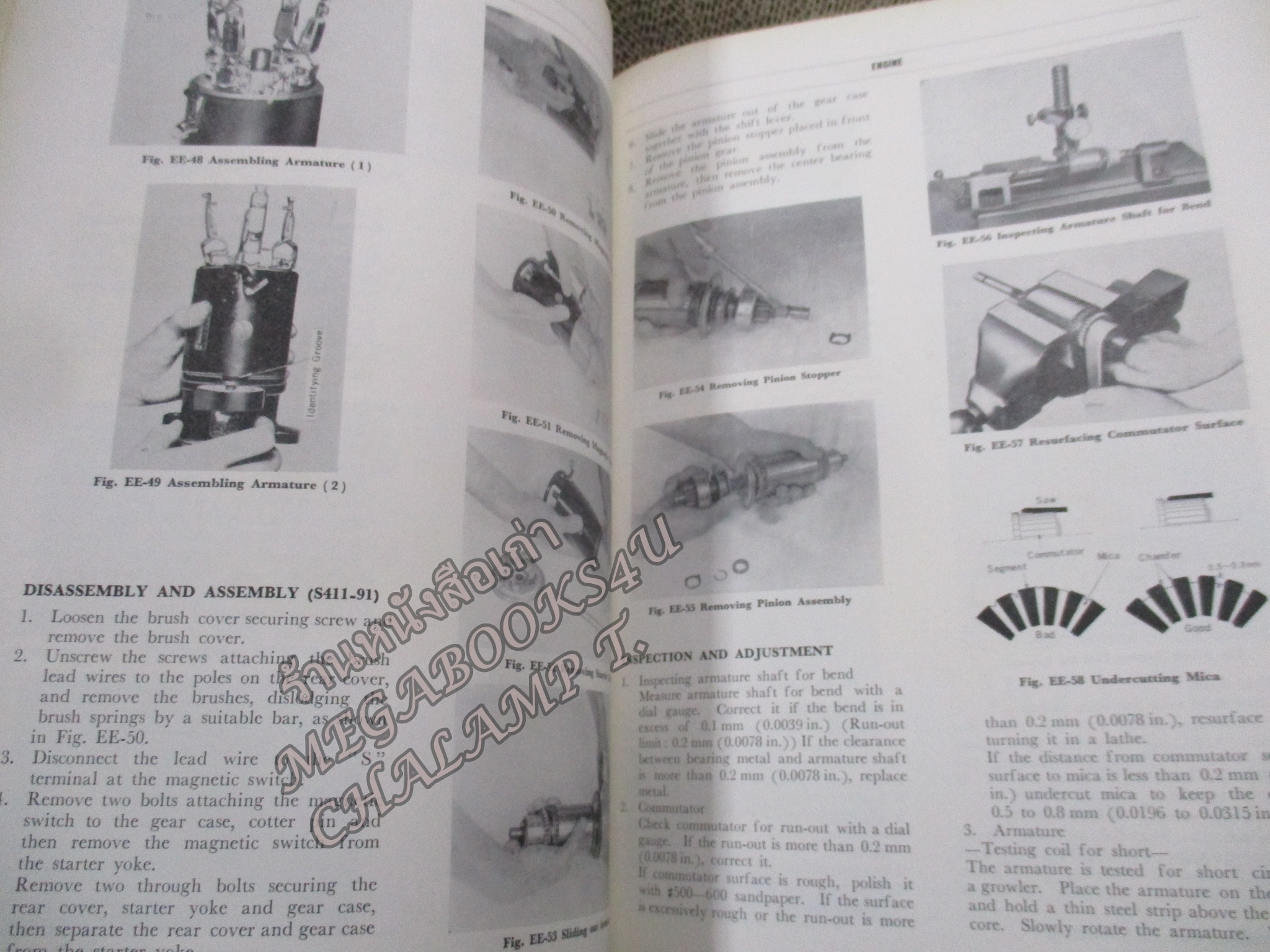 คู่มือซ่อมรถนิสสัน รถดัทสัน SERVICE MANUAL MODEL H16 (R) & H20 ENGINE / NISSAN MOTOR. / หนังสือแข็งแรง