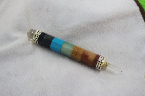 คฑาหินสี 7 จักระ ( Seven Chakra Stones Wands )