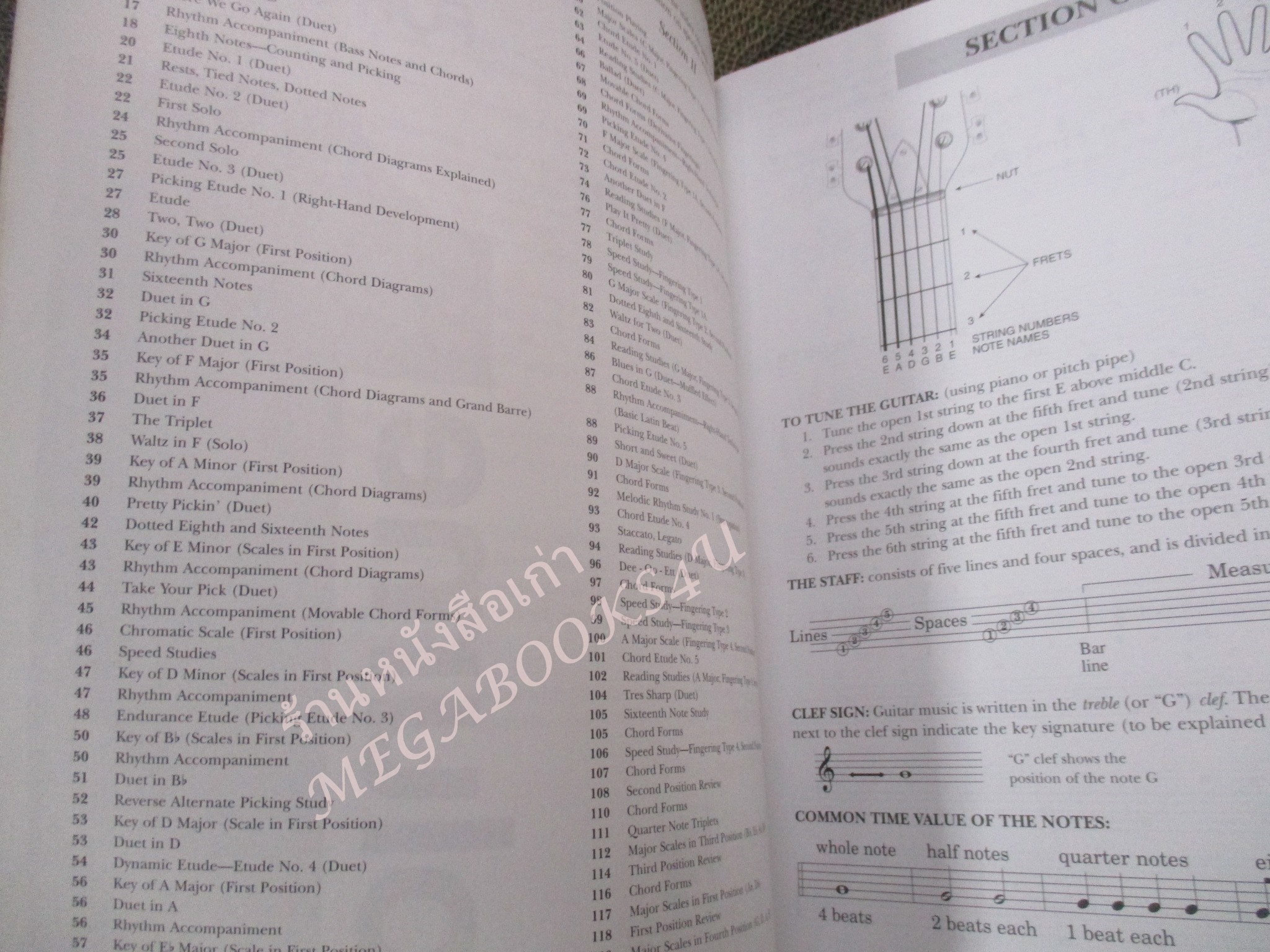 คู่มือเรียนกีต้าร์ A MODERN METHOD FOR GUITAR Vol.01 / WILLIAM LEAVITT