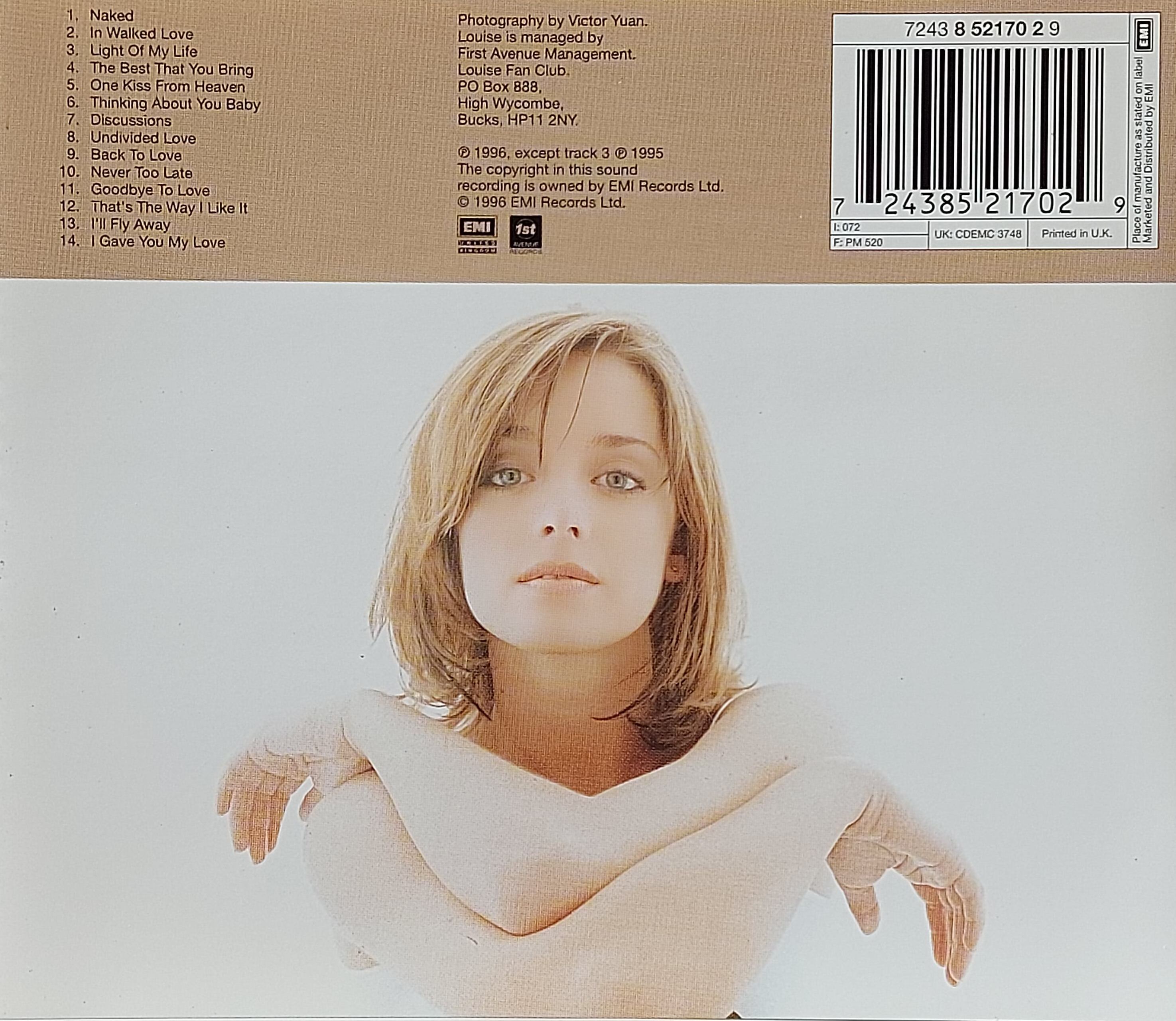 Used CD,Louise - Naked (A)(1996)(UK)
