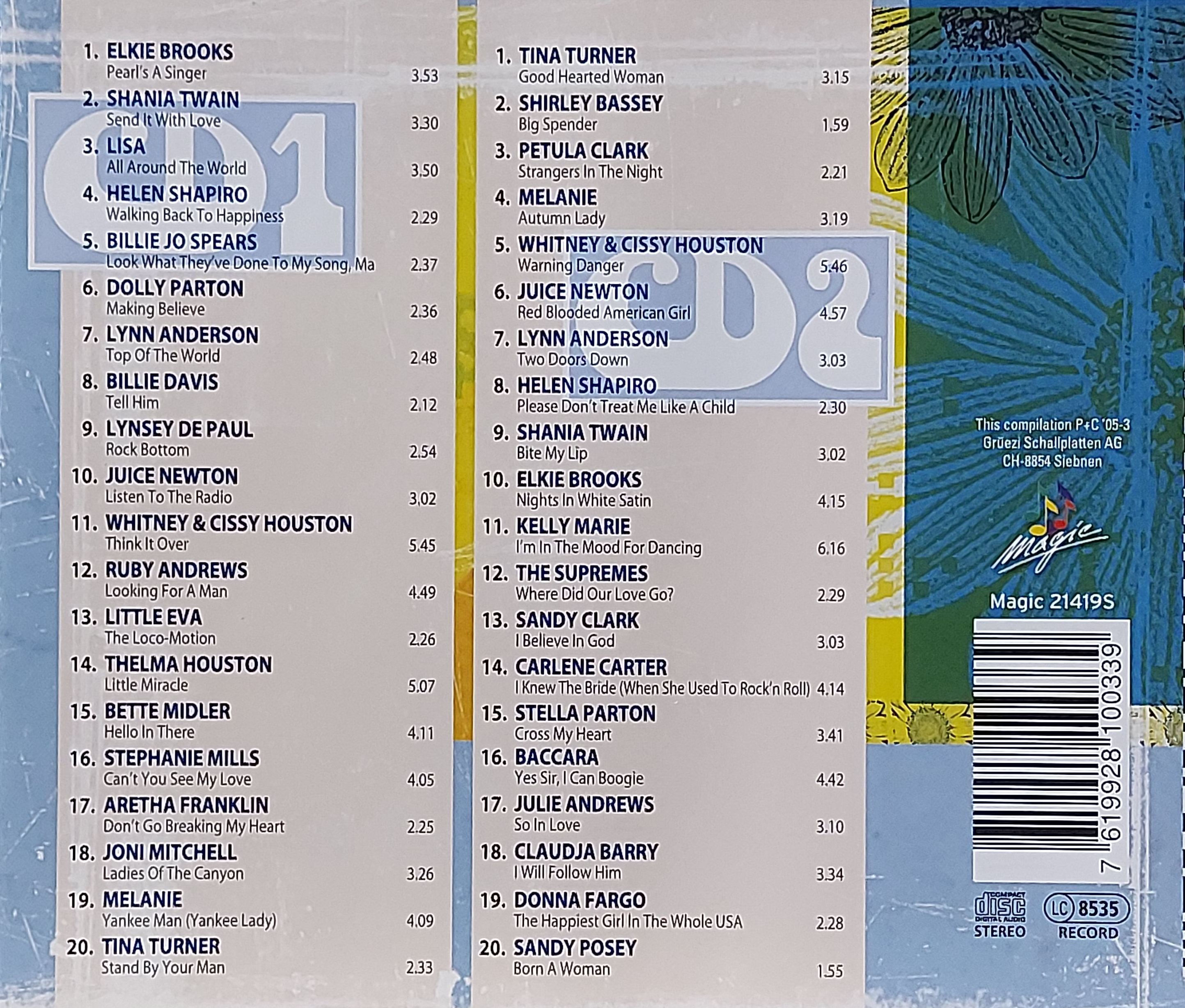 Used CD,40 Jahre The Very Best of Lady Power (A)(2CD)(Various Artists)(2005)