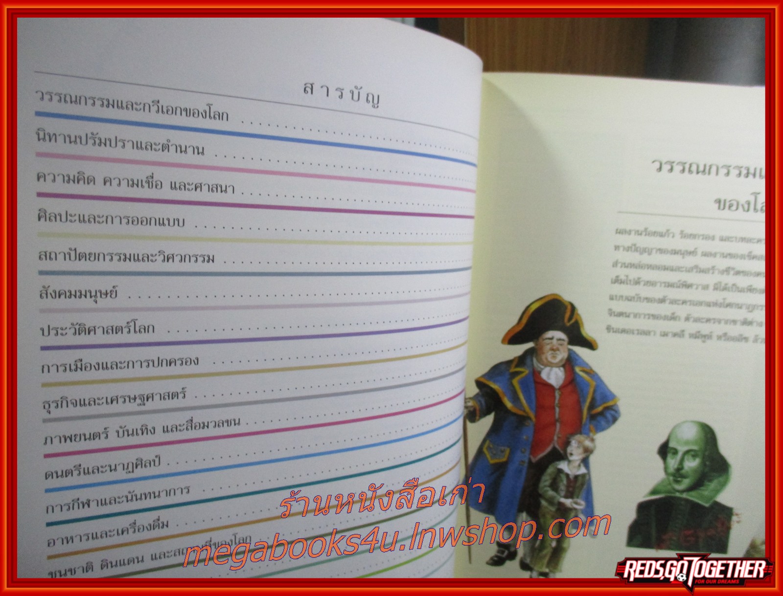 รีดเดอร์ส ไดเจสท์ สารานุกรม รอบรู้ รอบโลก รวมสาระรอบรู้รอบโลกกว่า 4,000 หัวข้อ พร้อมภาพประกอบ / สนพ. รีดเดอร์ส ไดเจสท์ /แผ่นรองปกหลังมีรอยแมลงกัดกินนิดหน่อย ไม่มีเนื้อหา