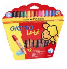 ดินสอสีไม้จัมโบ้ 12 สี GIOTTO BE-BE