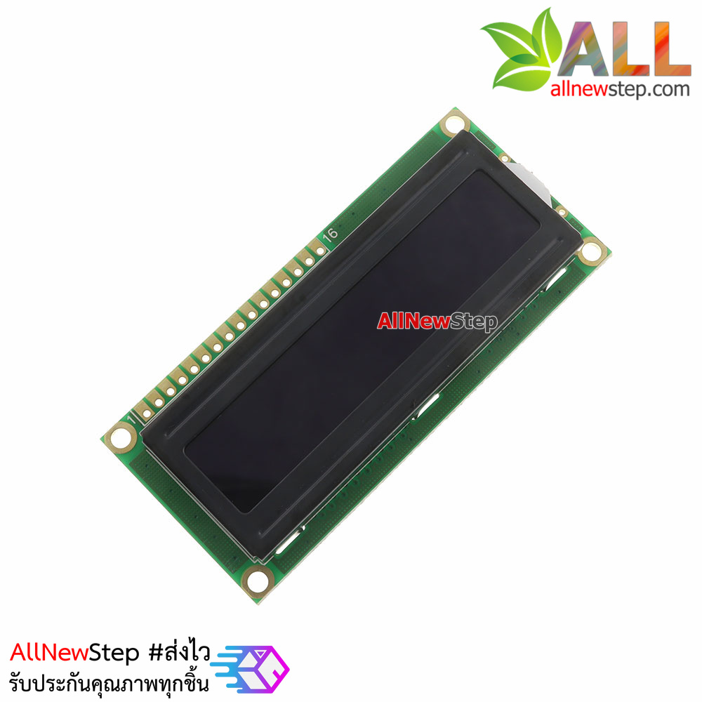 โมดูล LCD for Arduino Display 1602 LCD Blue Text Black Screen 16x2 LCD with backlight of the LCD screen จอ LCD สีฟ้าไฟแบ็คไลท์สีดำ