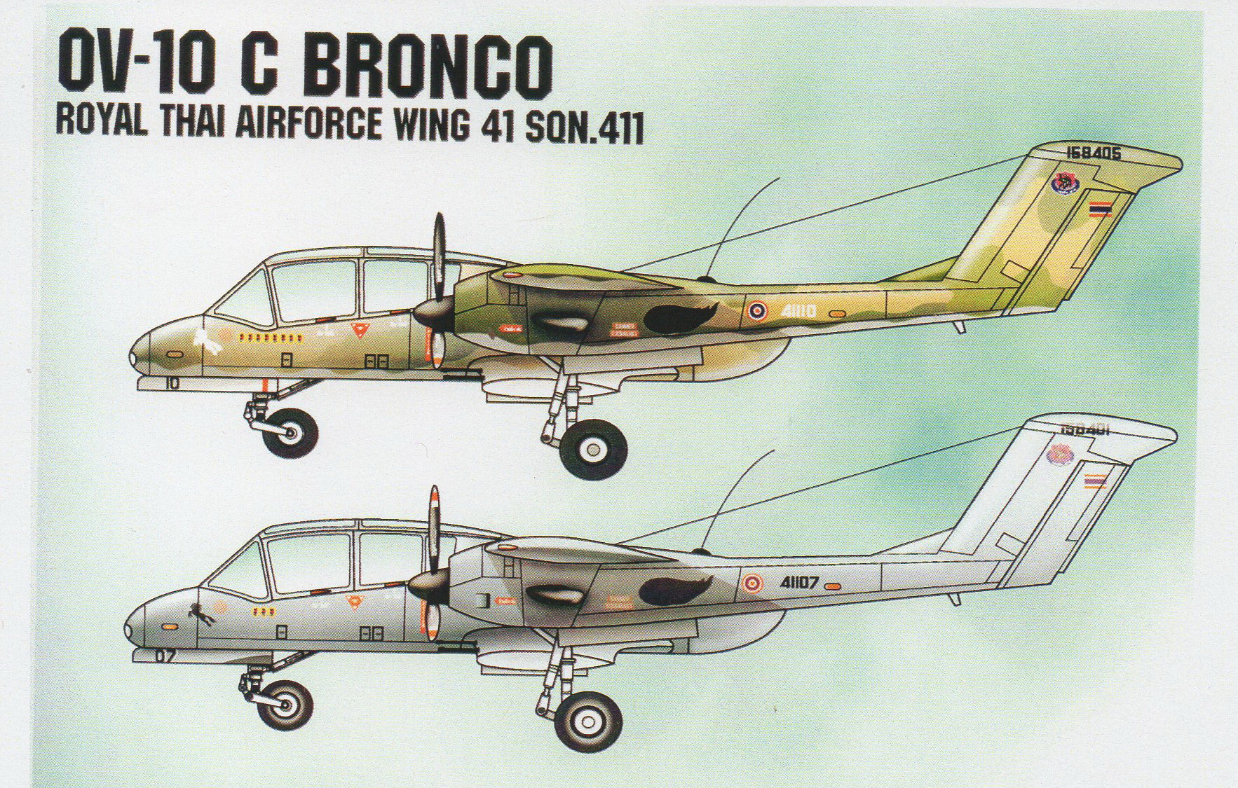 DECAL 1/72 OV-10 BRONGO ROYAL THAI AIR FORCE