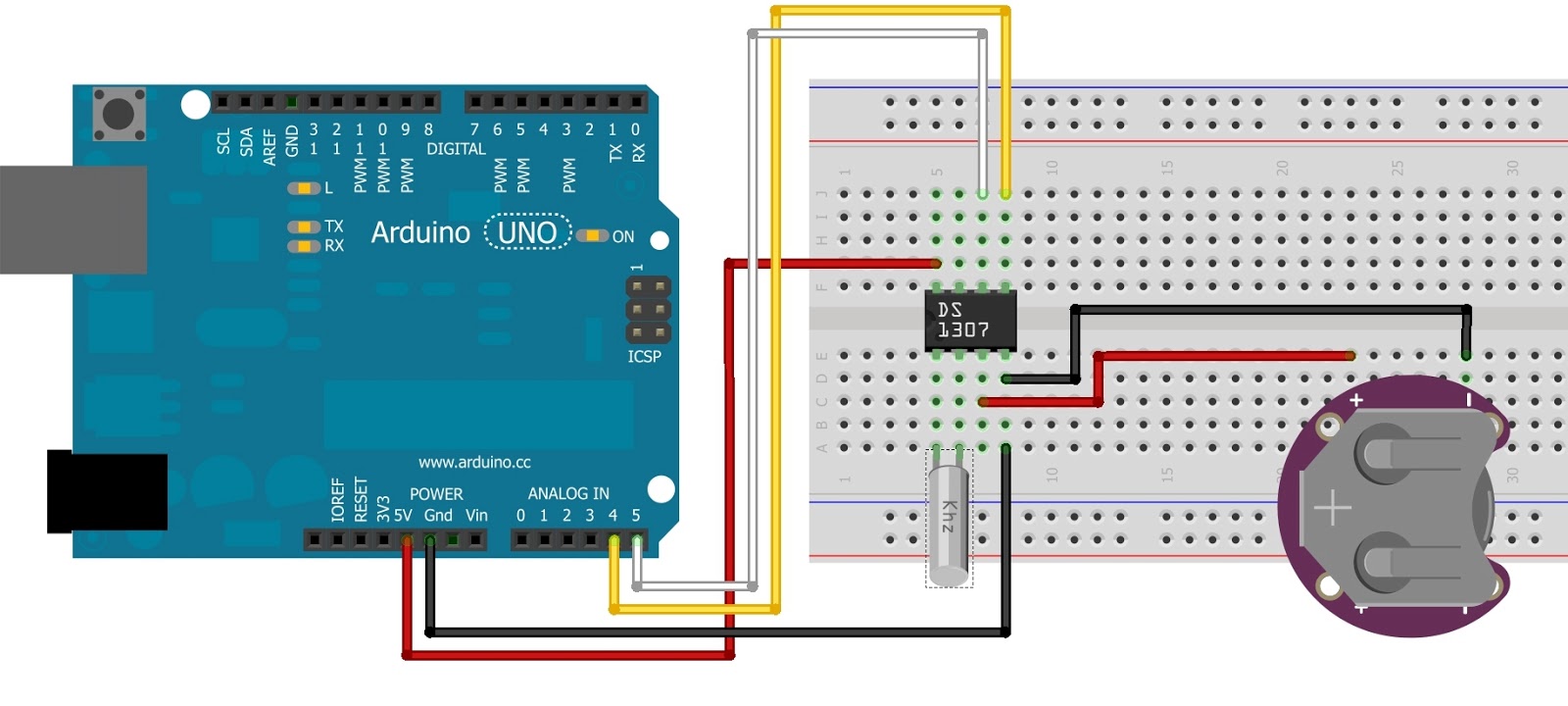 IC DS1307 ไอซีนาฬิกา Real Time Clock
