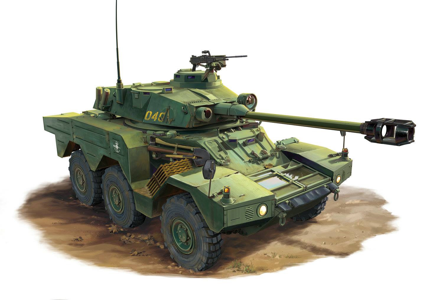 1/35 French Armored Vehicle ERC-90F1 Lynx