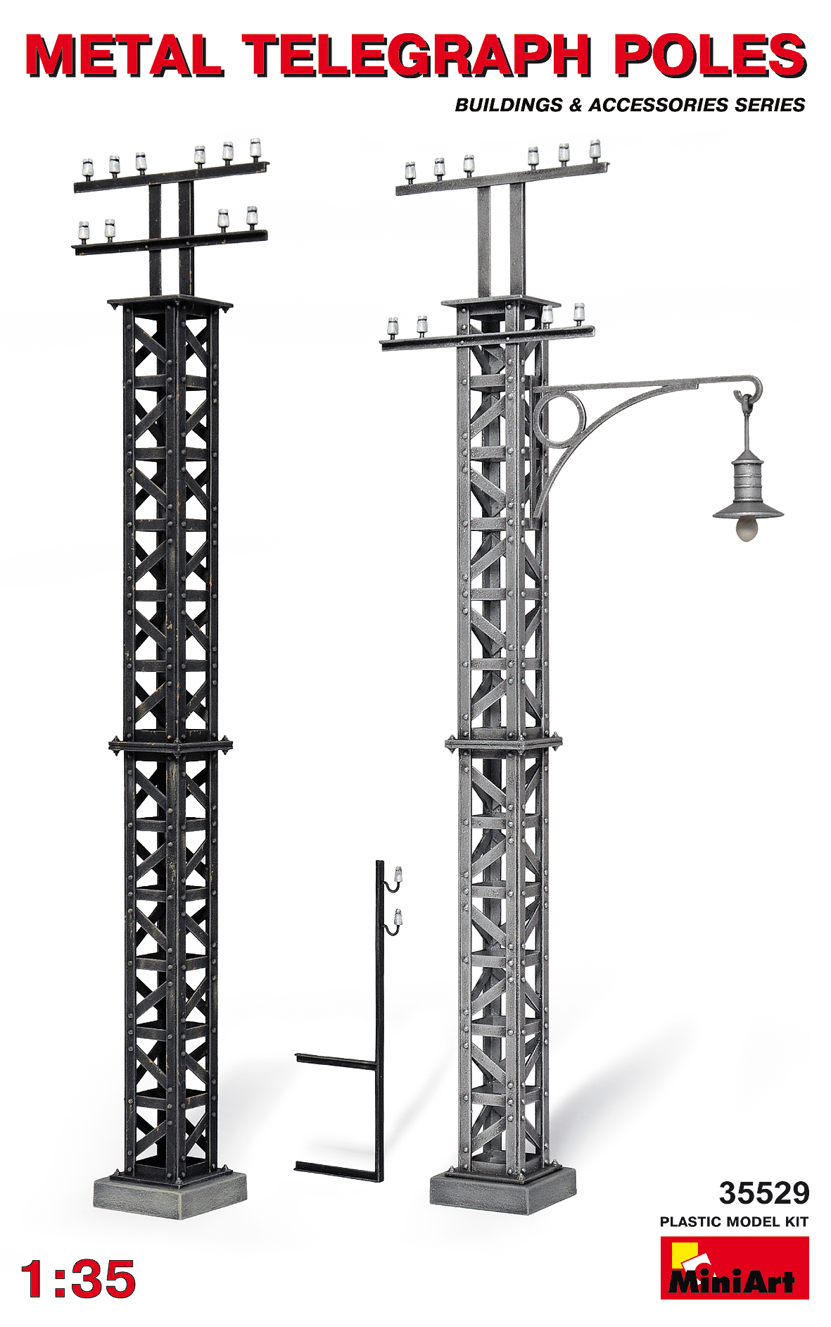 1/35 METAL TELEGRAPH POLES