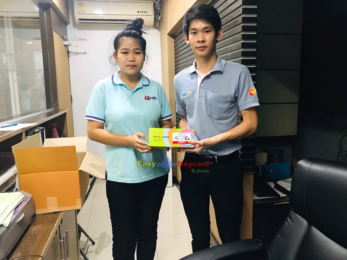 บัตรคีย์การ์ด Proximity 125Khz. (เเบบหนา) ยี่ห้อ Mango