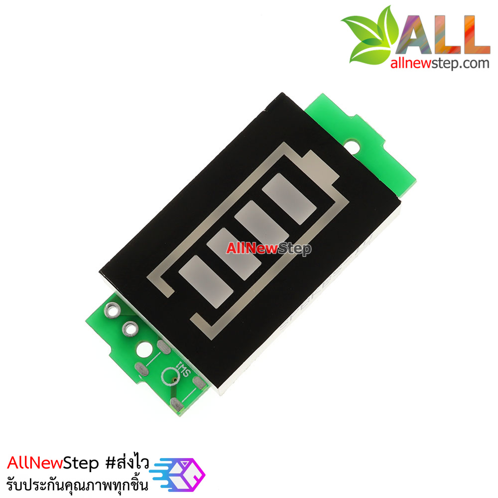 Battery power indicator 11.1-12.6V โมดูล วัดระดับแบตเตอร์รี่ 11.1-12.6V 4 ระดับ