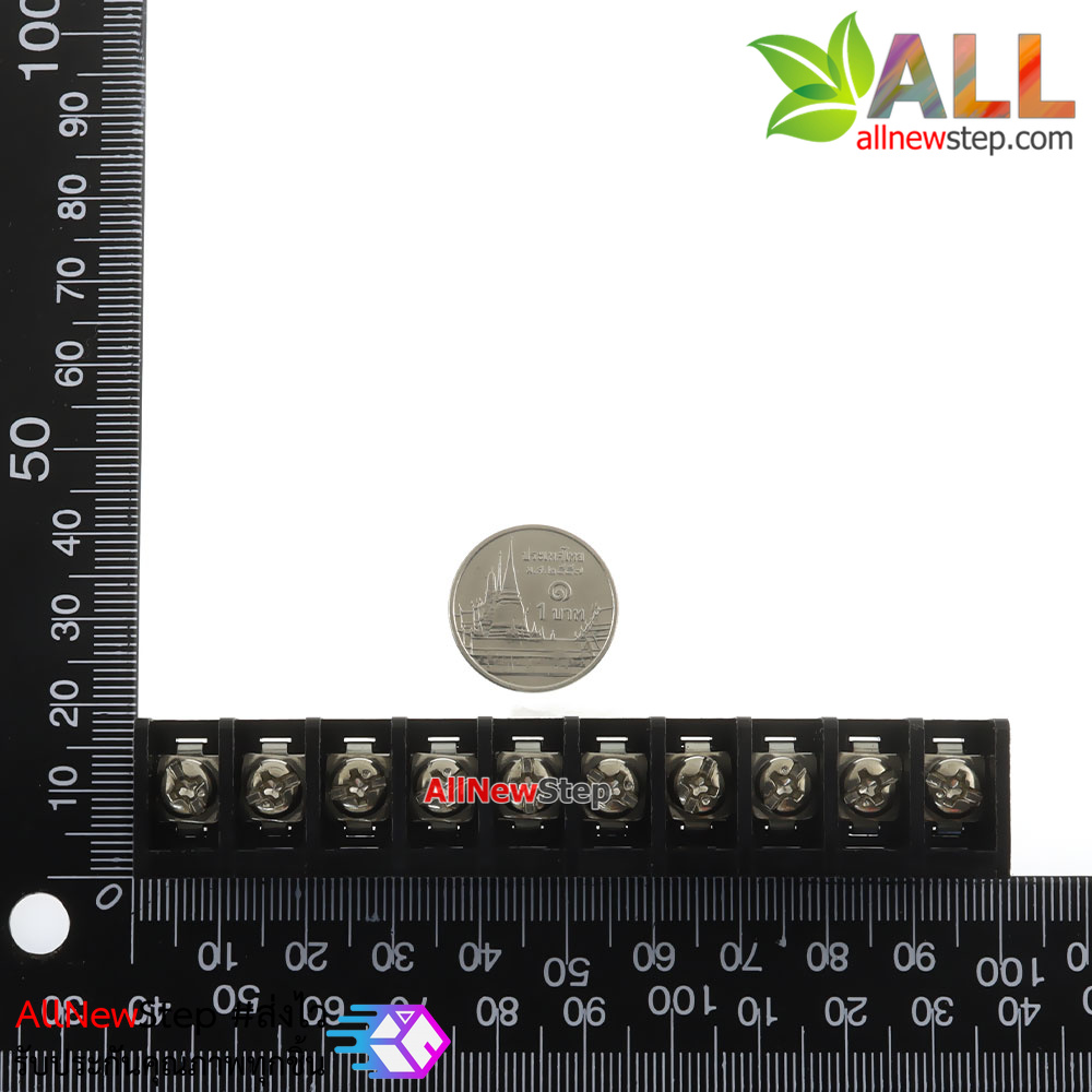 ขั้วต่อ Terminal Block 10 ขา terminal block 10p