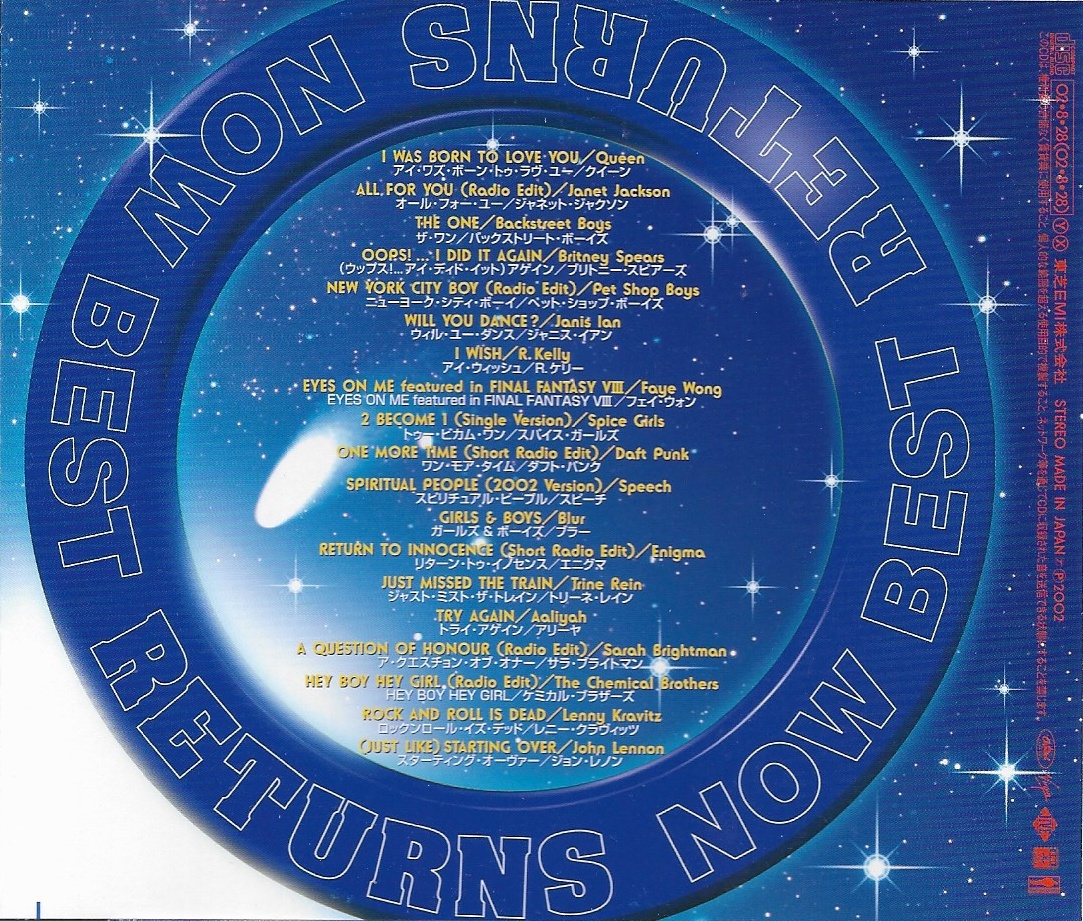 Used CD,Now Best Returns That's What I Call Music! (A+)(Various Artists)(2002)(Japan)