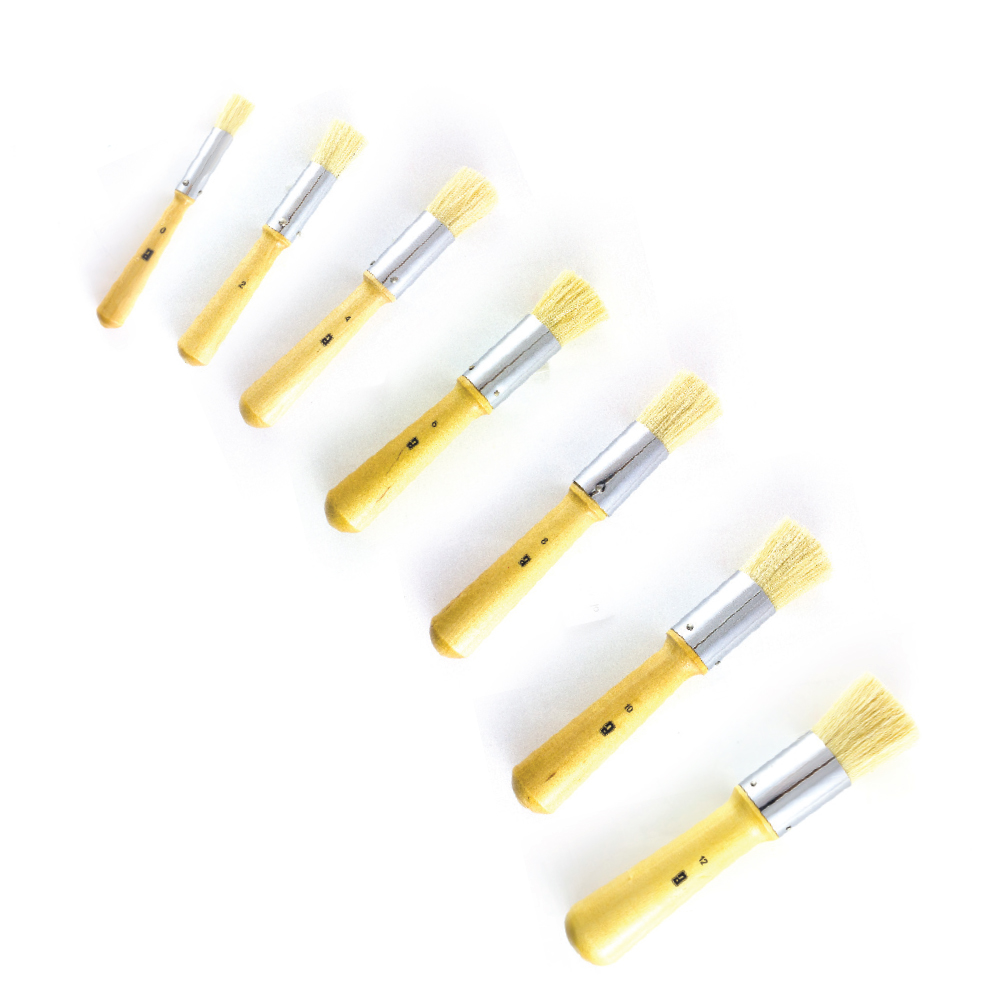 พู่กันสเตลซิลสำหรับเด็ก Stencil Brushes