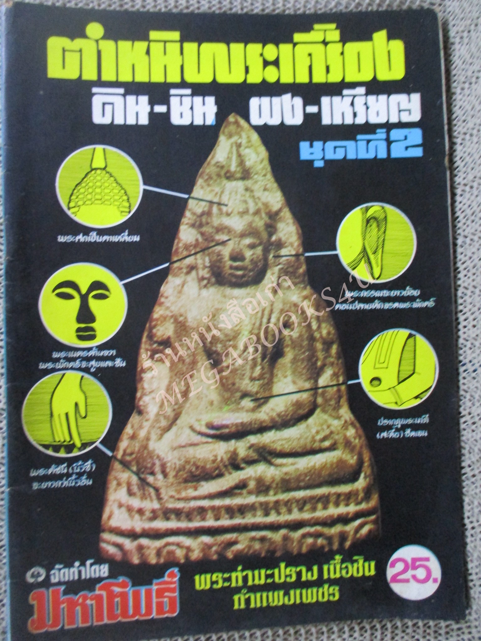 หนังสือพระเครื่อง ตำหนิพระเครื่อง ดิน-ชิน-ผง-เหรียญ ชุดที่2