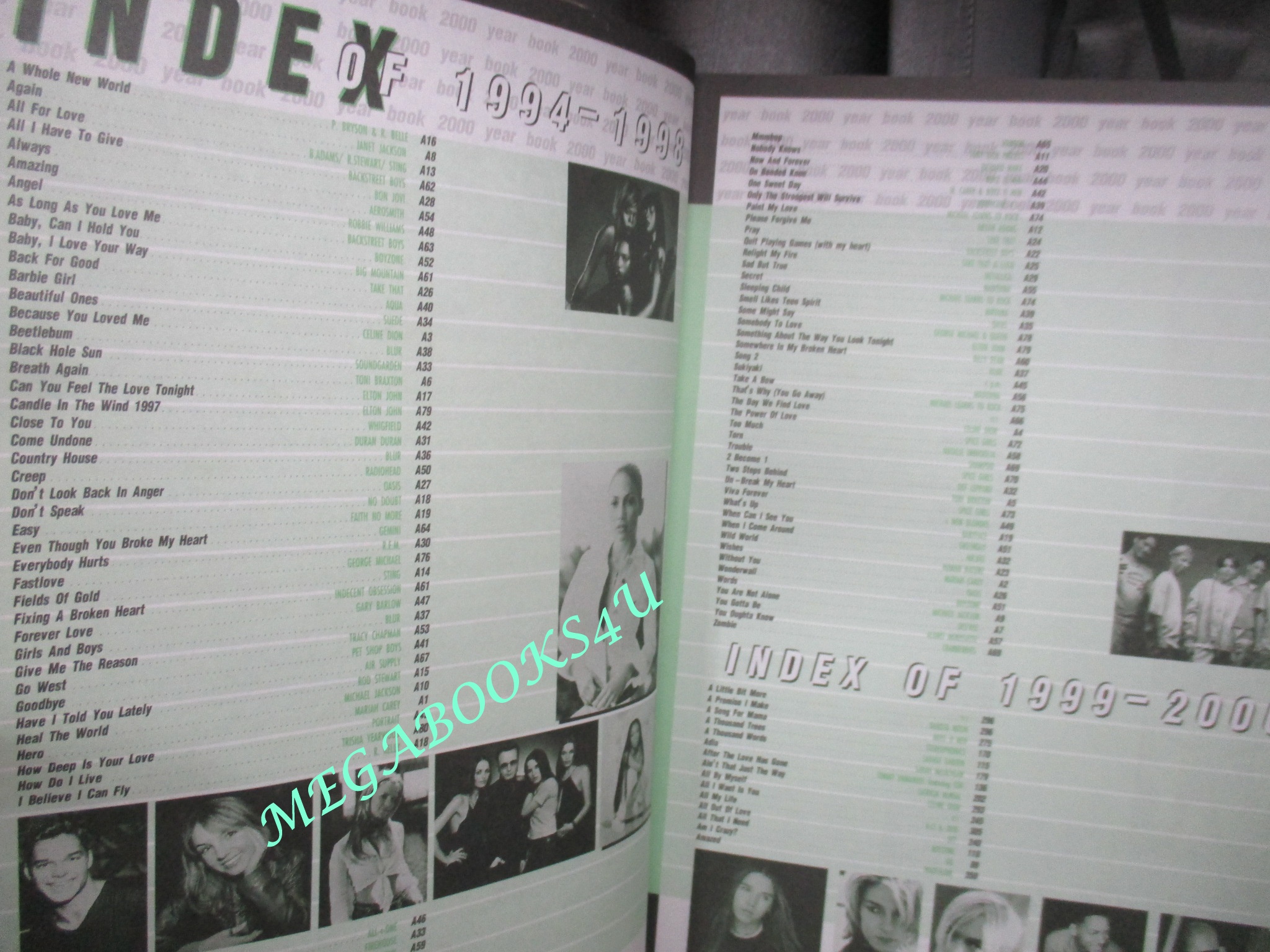 หนังสือเพลงพร้อมคอร์ดกีตาร์ THE GUITAR YEAR BOOK 2000