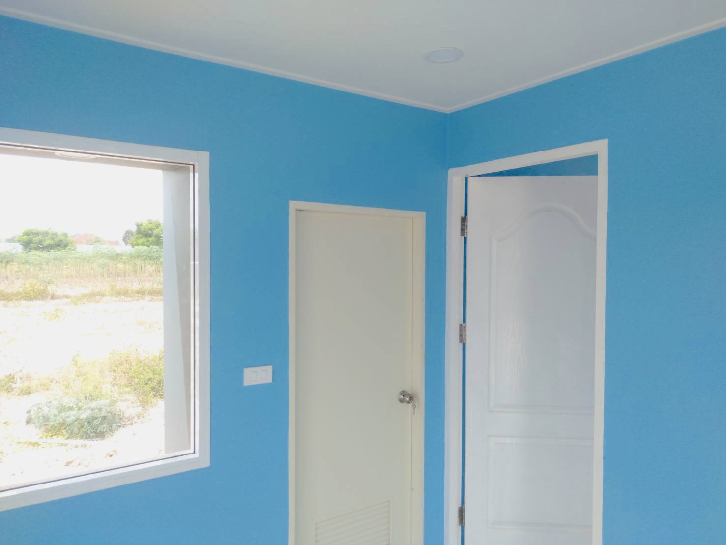 บ้านทรงโมเดิร์น ขนาด 3*5.5 ระเบียงรอบบ้าน