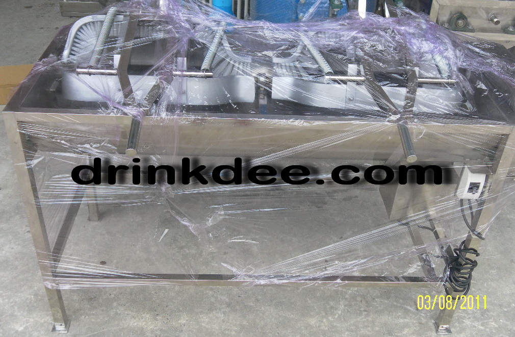 เครื่องล้างถังภายนอก 2 หัว (ขนแปรง)