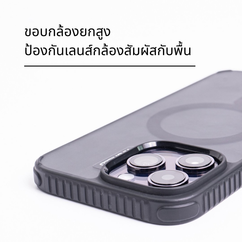 Hishield Magsafe Shield Case เคสกันกระแทก ใช้สำหรับ iPhone 17 Pro Max Air 16 Plus 15 14 13 Pro Max 12 Pro Max ใบกำกับภาษี