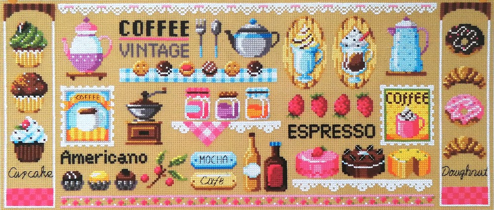 Soda ชุดปัก The Vintage Coffee Shop