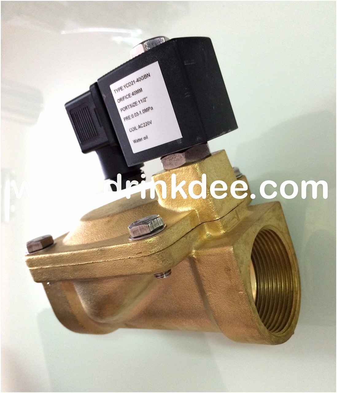 โซลีนอยด์วาว์ล 1-2 นิ้ว 220 V.