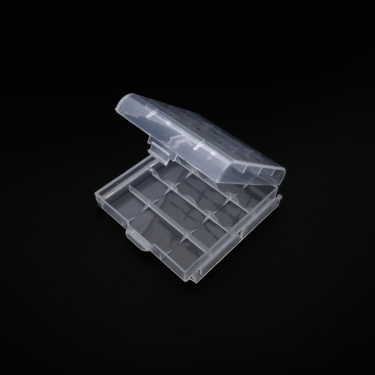 กล่องใส่ถ่าน AA 4 ก้อน battery storage box สีเหลือง