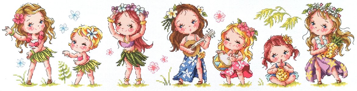 Soda ชุดปัก ALOHA Sisters
