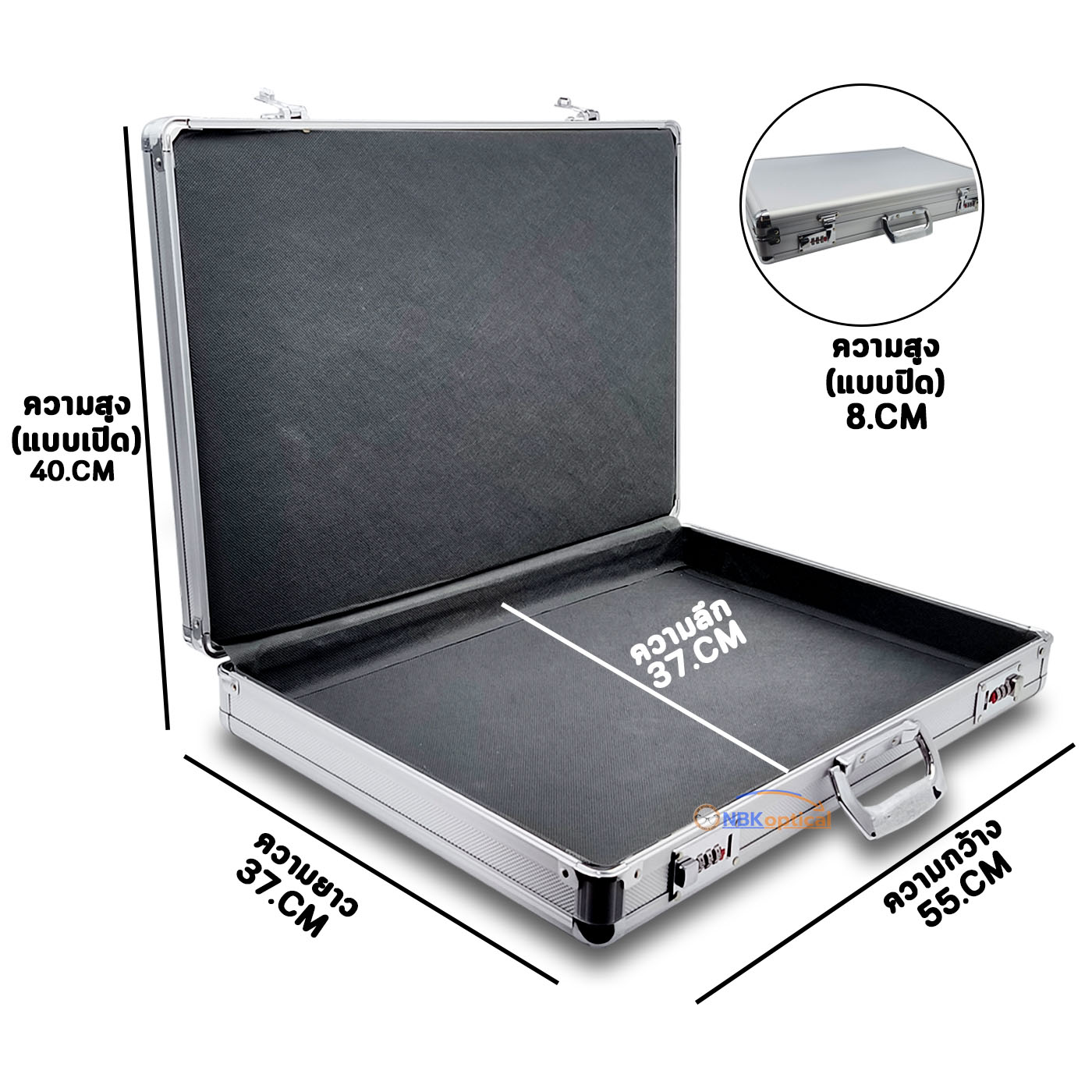 กล่องเคสใส่เลนส์เซ็ท (ขอบโลหะ เลนส์กระจก (MT L)